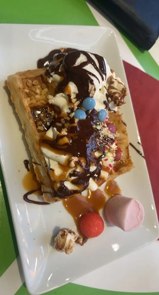 Gaufre Chantilly Caramel Beurre Salé